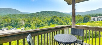 Cozy mountain condo on family run ski resort, hiking, biking and more. Pets Ok