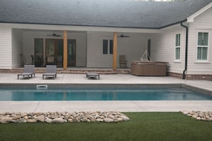 Pool - Stay Close to the Action: Masters & Peach Jam Retreat w/ Pool and Putting Green (North Augusta)