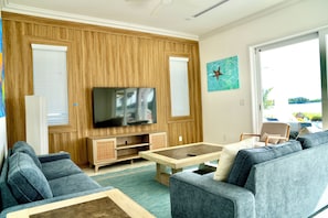 Living area - BRAND NEW WATERFRONT VILLAS!
2 Master Bed, 2 Bath, King Beds. (Salt Pond)