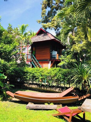 Shared Dormitory, 1 Bedroom, Smoking, Patio | Exterior - Room-204 Serene Teak Boutique Apartments (Chiang Mai)