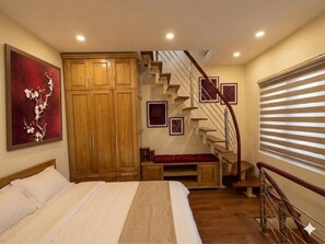 Monolocale Basic, balcone, vista città