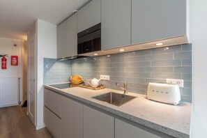 Classic Apartment, 1 Bedroom | Private kitchen - Wijde Blick 301 Adults Only Apartment (Callantsoog)