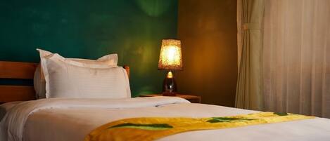 Habitación Deluxe con 1 cama matrimonial o 2 individuales, vista al valle