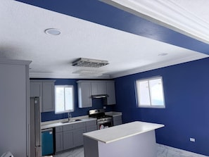 Private kitchen - Modern 3-bedroom apartment in marvelous Kenscoff neighborhood (Kenscoff)