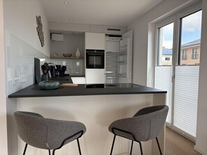 Fridge, microwave, oven, stovetop - Strandwiese - Baltic Sea Happiness - "Baltic Sea Happiness"... The sound of the sea included! (Dahme)