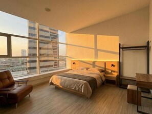 Deluxe-Suite, Balkon, Stadtblick