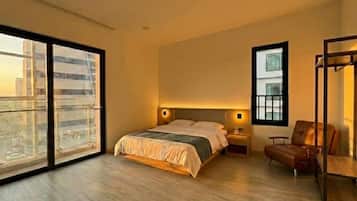 Deluxe suite, balkon, uitzicht op stad