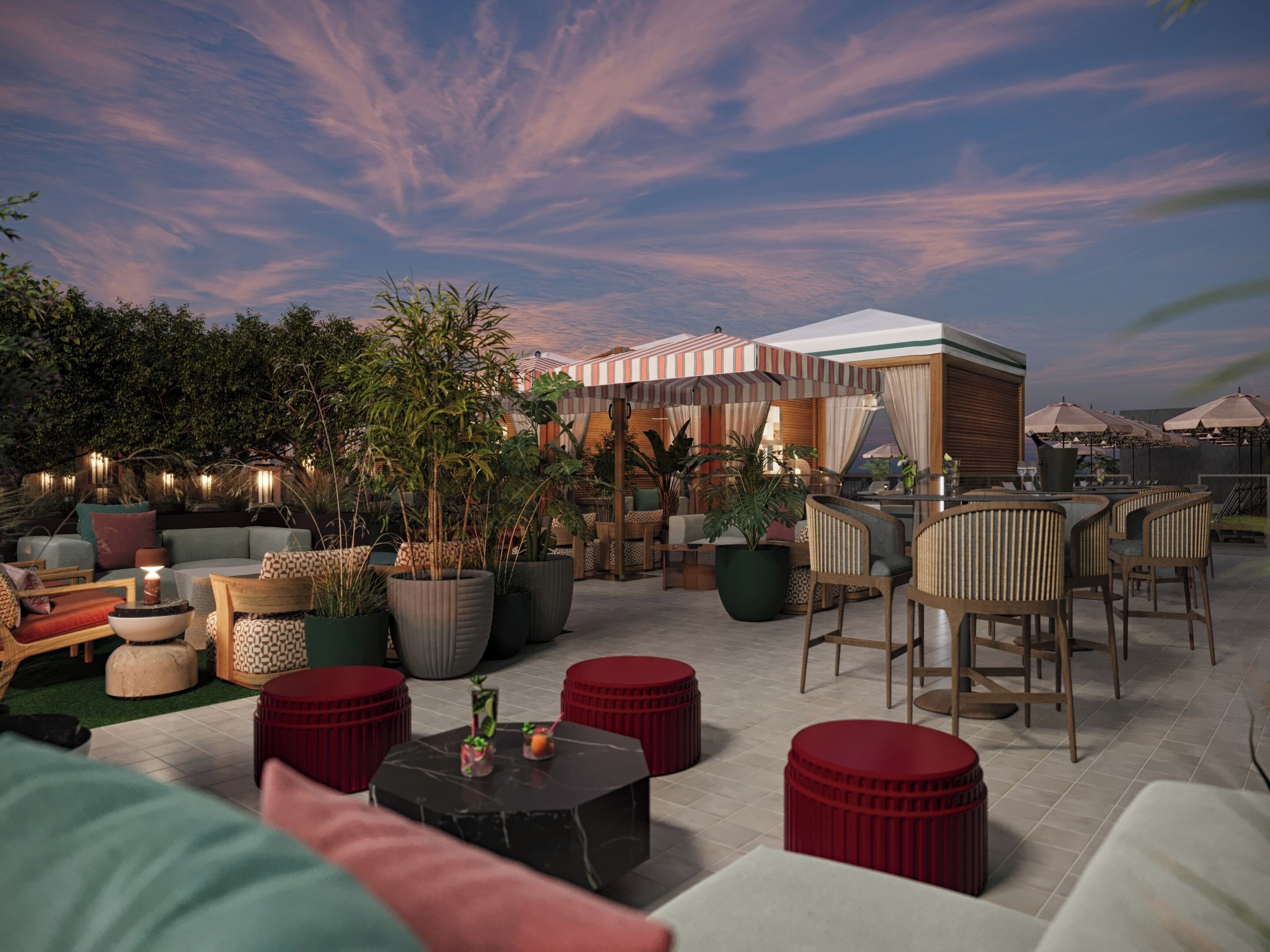Rooftop terrace