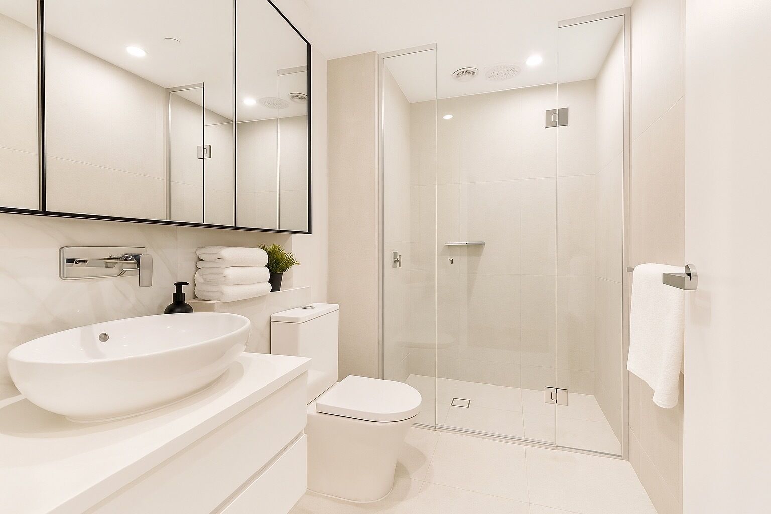 Deluxe Apartment, Balcony, Bay View | Bathroom | Combined shower/bathtub, free toiletries, hair dryer, soap