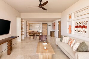 Suite, 1 Bedroom, Ocean View (Primary w Plunge Pool) | Minibar, in-room safe, laptop workspace, blackout curtains - Grand Hyatt Los Cabos Resort, Golf & Spa, All-Inclusive (Cabo San Lucas)
