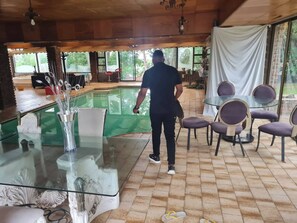 Room, Multiple Bedrooms, Accessible, Smoking | Dining - Room-luxurious 9-bedroom House Rental wi (East London)