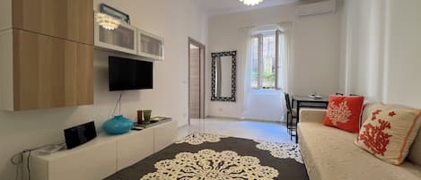 Appartement Deluxe, vue sur la cour intérieure | Aire de séjour