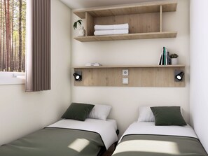 2 bedrooms, free WiFi - Mobile home - pets allowed - 4 guests (Vairé)