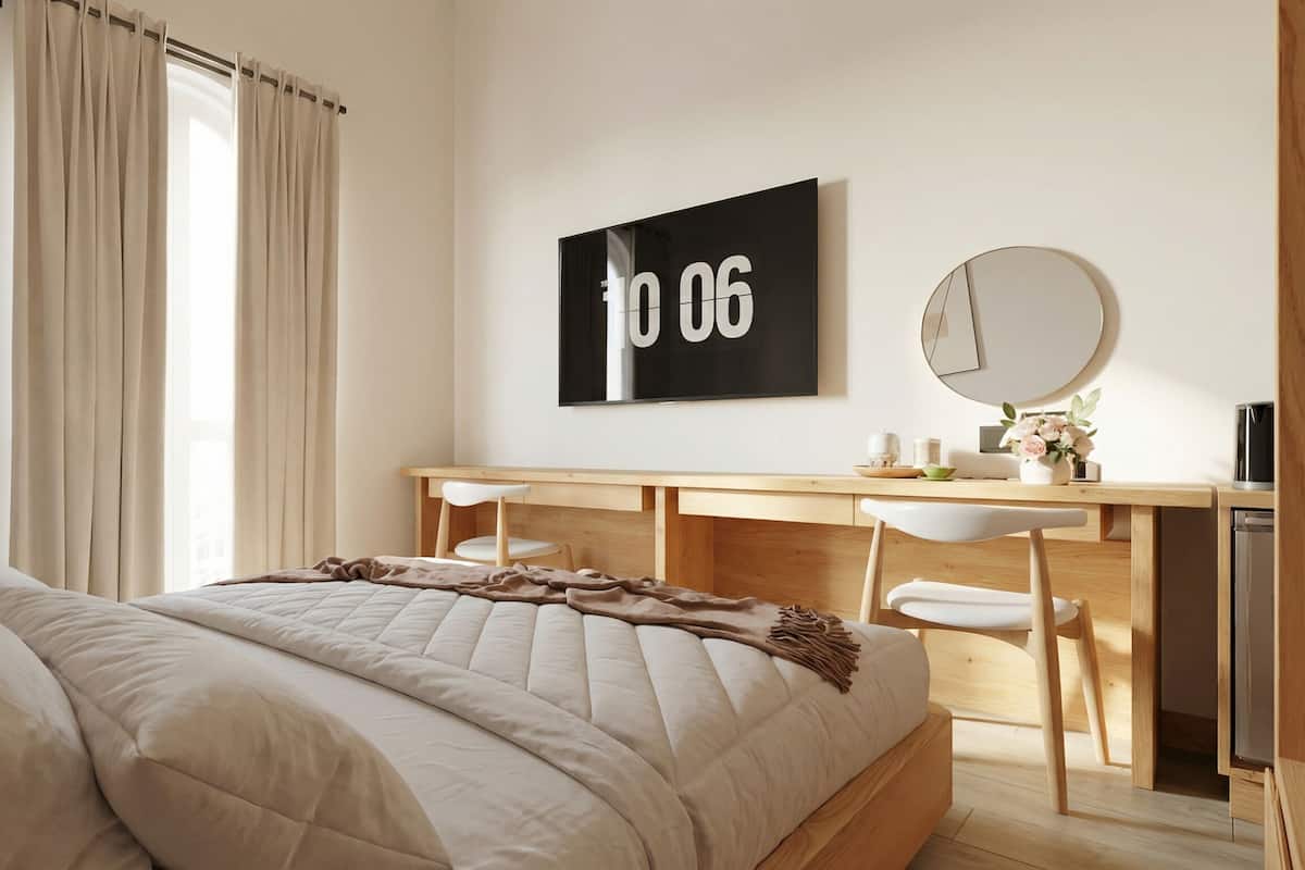 ジュニア ダブルルーム バルコニー シティビュー