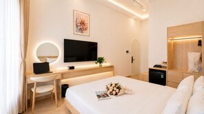 Habitació doble de luxe | Escriptori i wifi gratuïta 
