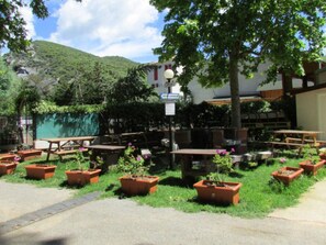 Outdoor dining - Mobile home pets welcome - 2 guests (Saint-Florent)