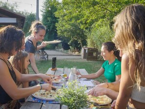 Outdoor dining - Mobile home with AC - 6 guests (Monplaisant)