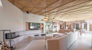 Apartment | Living area | Fireplace - Prestige Villa a/c 12P With Pool & Lounge (Ramatuelle)