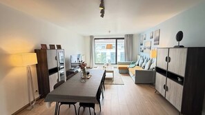 Apartment | Dining - Polished Antwerp Stay Steps to Hub (Antwerp)