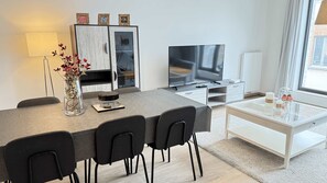 Apartment | Dining - Polished Antwerp Stay Steps to Hub (Antwerp)