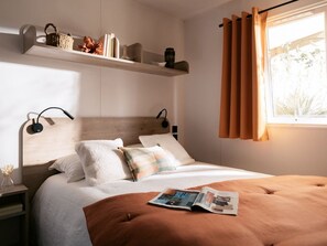 2 bedrooms, free WiFi - Cozy mobile home - 6 guests (Puy-l'Évêque)