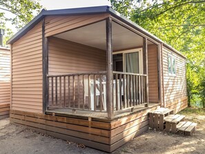 Terrace/patio - Mobile home, pets allowed - 4 guests (Vinça)