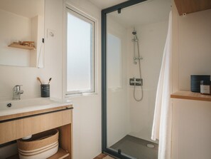 Bathroom - Mobile home, pets welcome - 5 guests (La Châtre)