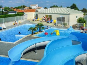 Pool - Mobile home pet friendly - 6 guests (Brem)