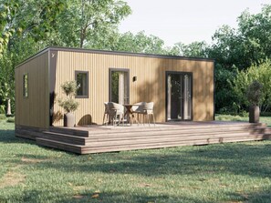 Terrace/patio - Mobile-home, pets 4 guests (Le Grand-Serre)