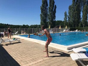 Pool - Mobil-home - pets welcome - 6 guests (La Douze)
