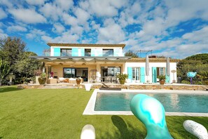 Apartment | Pool | Outdoor pool - Exceptional Villa a/c 4br/8p With Pool & Sea View (Grimaud)