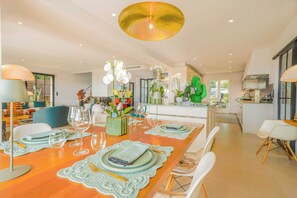 Dining - Exceptional Villa a/c 4br/8p With Pool & Sea View (Grimaud)