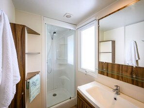 Bathroom - Mobile home, pets allowed - 6 guests (Saint-Jean-de-Monts)