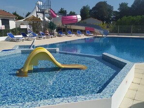 Pool - Mobile home pets allowed - 6 guests (Saint-Jean-de-Monts)
