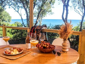 Outdoor dining - Bungalow with AC, pets allowed - 4 guests (Linguizzetta)