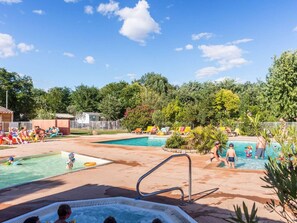 Pool - Mobile home, pets welcome - 6 guests (Joyeuse)