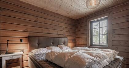 FjÀll Lodge - Modern log cabin with sauna, fireplace and 4 bedrooms