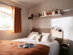 2 bedrooms, free WiFi - Comfortable mobile home - 4 guests (Granges-Aumontzey-Aumontzey)