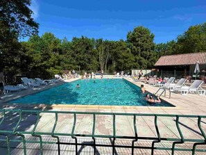 Pool - Mobile home, pets allowed - 4 guests (Doué-en-Anjou)