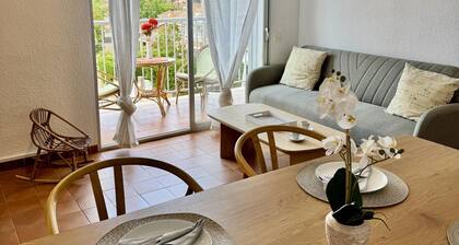Appart 3 pièces à Cambrils, 6 pers, terrasse, parking