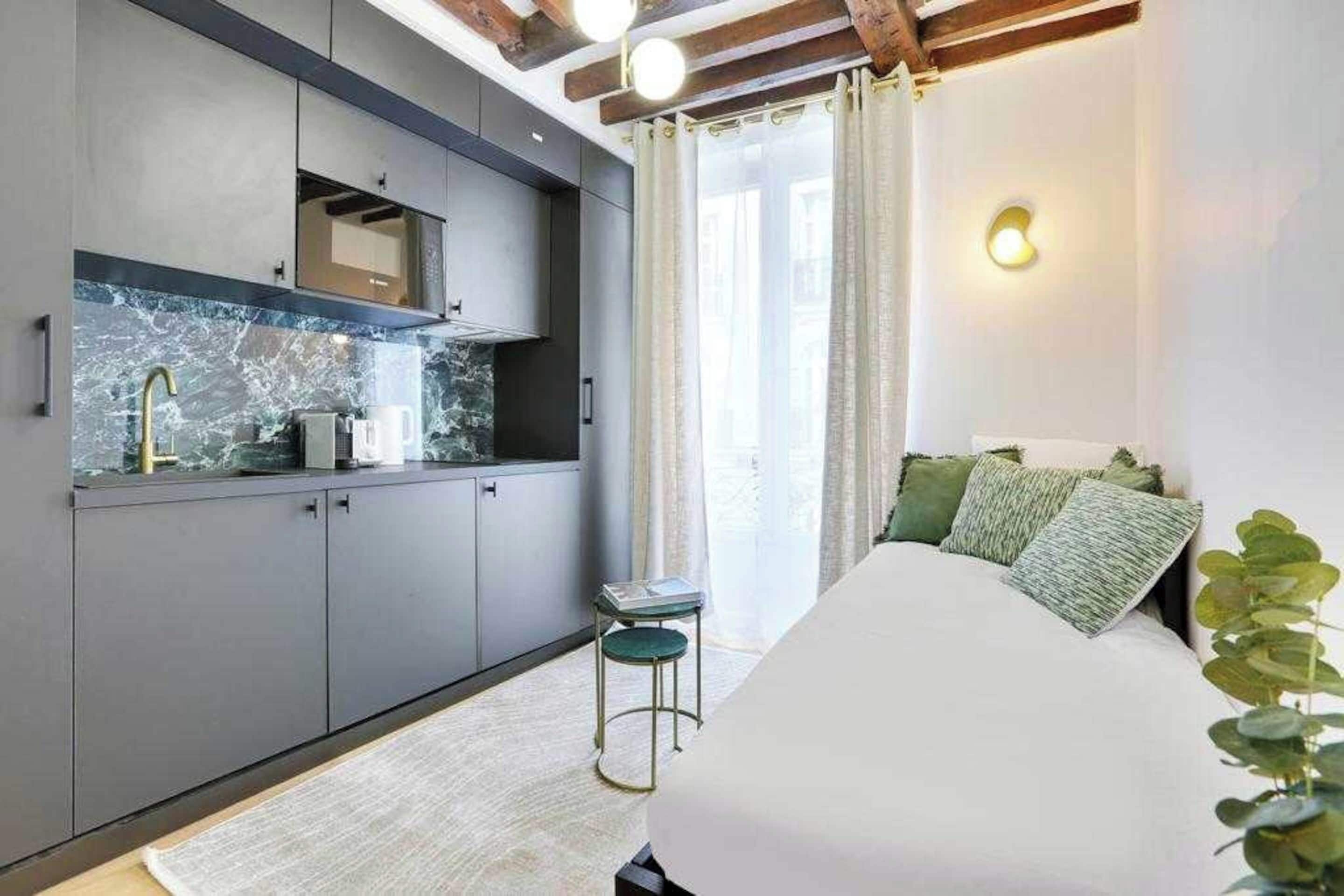 Casa | 1 dormitorio y espacio para trabajar con un portátil