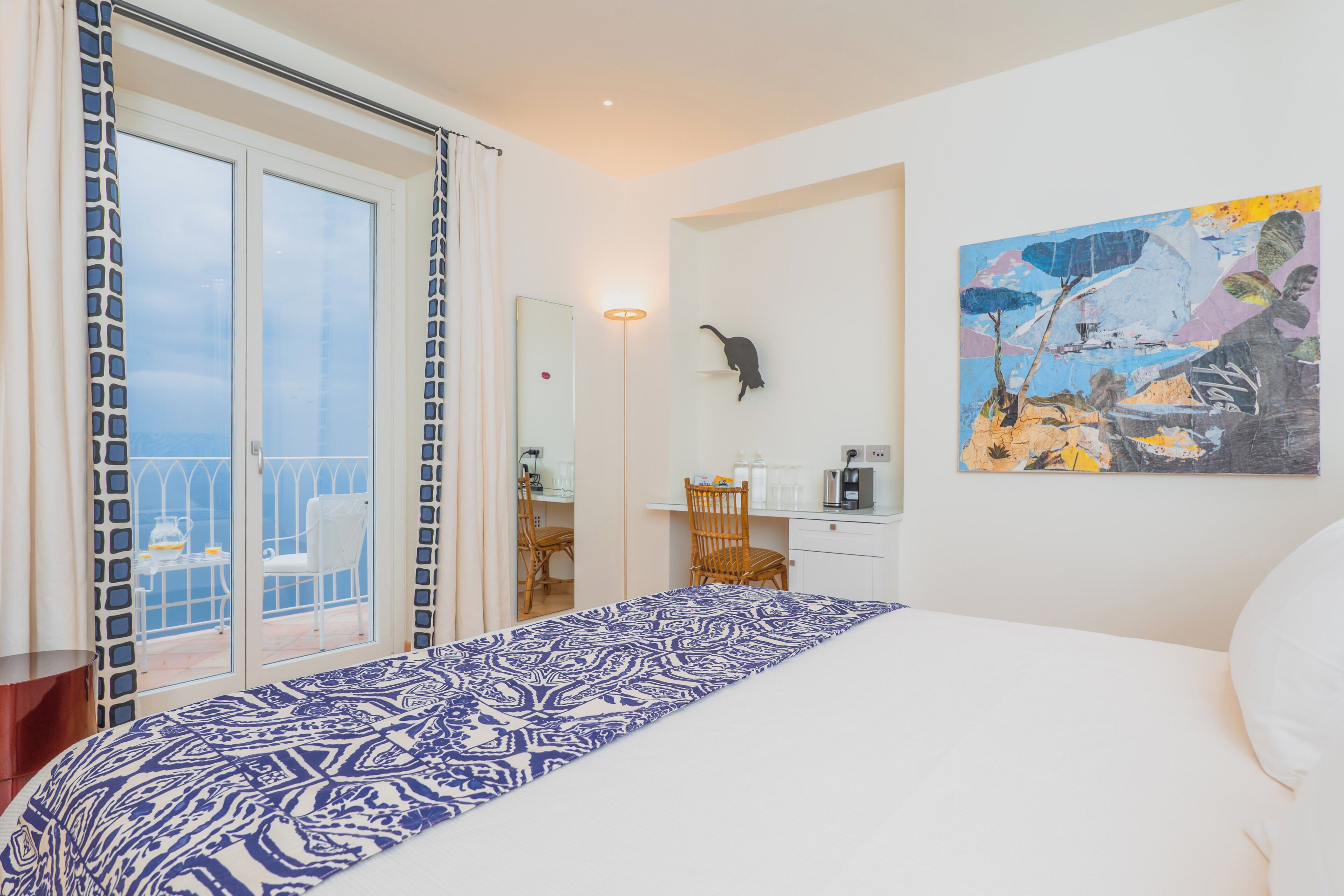 Kamar Double Superior, balkon, pemandangan laut