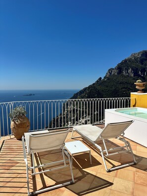 Luxury Double Room, Sea View | Terrace/patio - Five Positano - Dimora D'Arte (Positano)