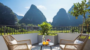 Signature Twin kamer, uitzicht op de binnenplaats