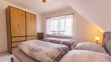 2 slaapkamers, wifi, beddengoed