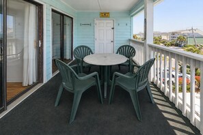 Outdoor dining - 2 BR, 1 Bath 2nd Row Condo in Surfside Beach! Tropical Sands #303 (Surfside Beach)