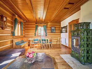 Fernseher, Kamin
