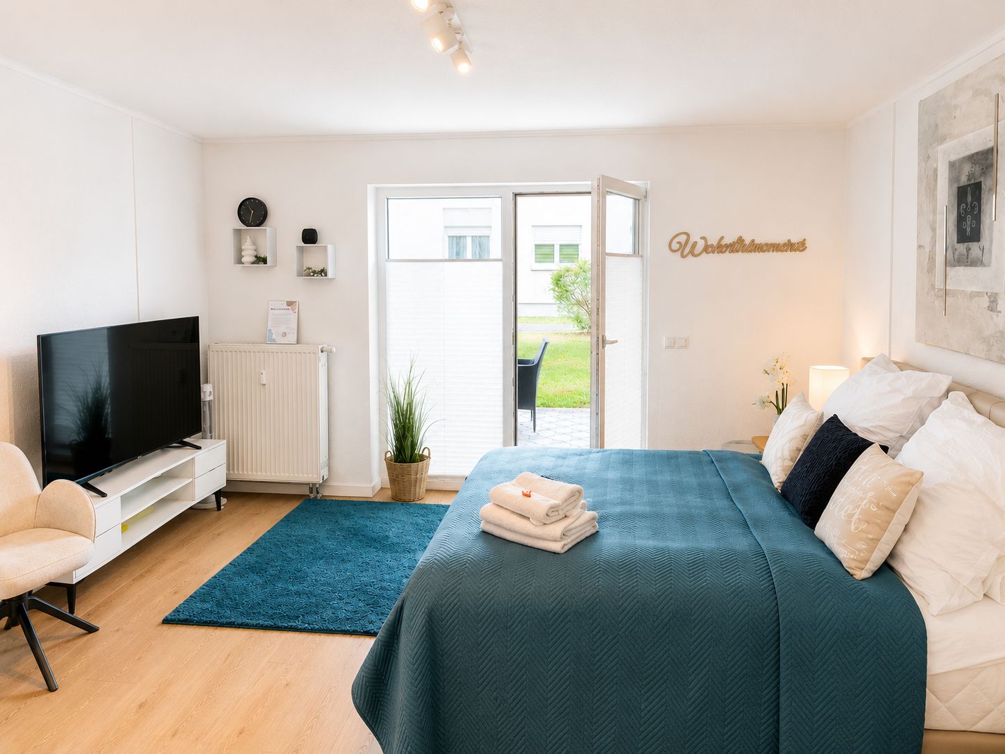 1 Schlafzimmer, Bügeleisen/Bügelbrett, Reisekinderbett, kostenloses WLAN