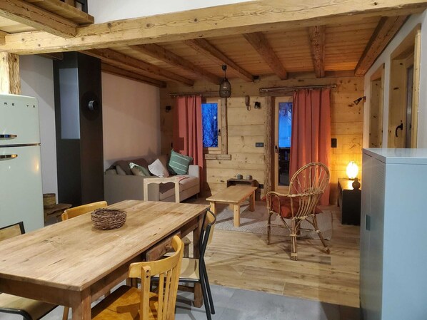 Living area - Weekly rental on the heights of Samoëns (Samoëns)