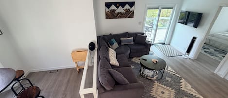 Smart TV, libros y estéreo
